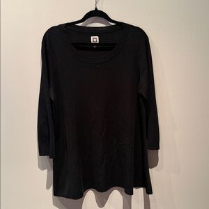 Anne Klein Black Blouse